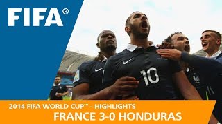 France v Honduras  2014 FIFA World Cup  Match Highlights [upl. by Adur]