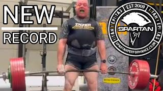 Andy Bolton SMASHES RAW Deadlift record [upl. by Salem]