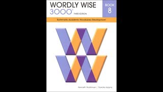 wordly wise 8 lesson 10 vocabulary review video [upl. by Nyra456]