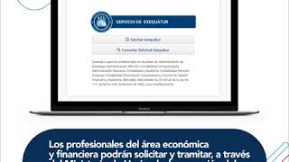 Solicitud Exequátur para graduados área económica y financiera [upl. by Ripley311]