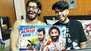 Harsh Beniwal VS Ajaz Khan 😂  A day with Najayaz Khan  Harsh Beniwal [upl. by Ahsienod]