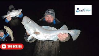 Sea fishing UK  Cod fishing  Easington Beach  Cod fishing road trip [upl. by Houlberg]