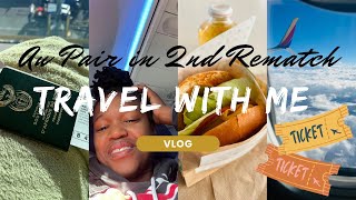 VLOG Au Pair In 2nd Rematch 😬  Travel With Me 🇺🇸 [upl. by Sezen626]