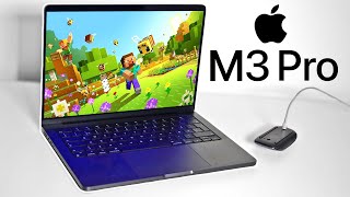 Apple MacBook Pro M3 Pro Unboxing  Gaming Test Minecraft Fortnite Resident Evil [upl. by Quitt]