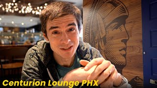 Amex Centurion Lounge Phoenix AZ My Honest Review [upl. by Badr603]