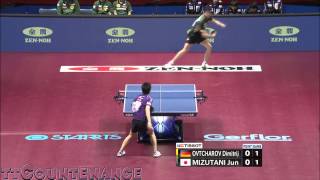 WTTTC Jun MizutaniDimitrij Ovtcharov [upl. by Sine]