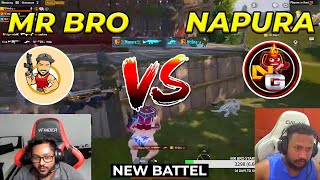 MR BRO vs NAPURA  New Battel in erangal map  Pubg mobile [upl. by Bergmann151]