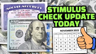 Stimulus Check Update Today  November 1 2023 Social Security Payment Schedule [upl. by Ylek]