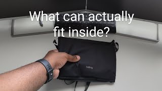 Bellroy Lite Sacoche  What actually fits [upl. by Ahsakal]