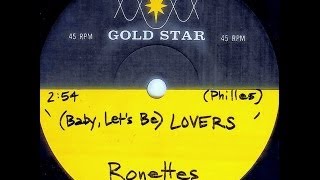 Ronettes  Baby Lets Be LOVERS Gold Star Studios  unreleased [upl. by Khichabia]