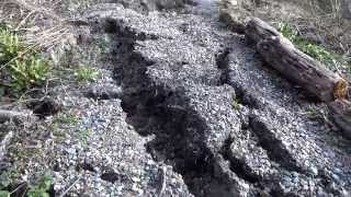 St Lawrence to Binnel Bay footpath  2014 Landslip  Isle Of Wight [upl. by Lucia47]