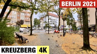 BERLIN GERMANY 🇩🇪 4K Autumn walk in the most beautiful part of Kreuzberg [upl. by Sugirdor]