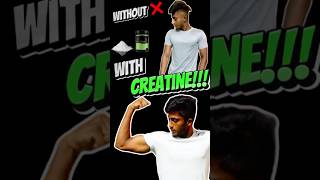 Creatine with✅and without ❌gym creatine shorts [upl. by Alliw]