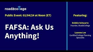 FAFSA Ask Us Anything [upl. by Betteann115]