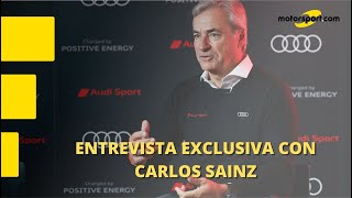 ENTREVISTA CON CARLOS SAINZ ANTES DEL RALLY DAKAR 2024 [upl. by Spindell597]