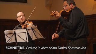 SCHNITTKE Prelude in Memoriam Dmitri Shostakovich  ChamberFest Cleveland 2015 [upl. by Vanhook]