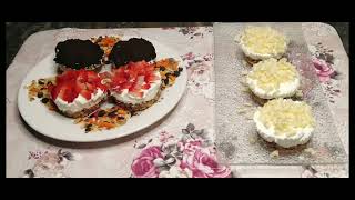 recette mini cheesecake facile 😍😍ميني تشيز كيك بالكريمة و هنريس [upl. by Bouchier]