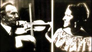 Willi Boskovsky and Lili Kraus play the 1st Movement of Mozarts Violin Sonata in G K379 [upl. by Yesmar603]