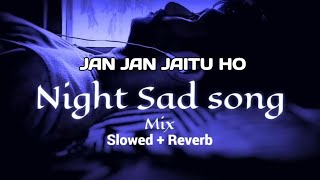 jaan jaan jaitu ho slow reverb  jan jan jaitu ho lofi night salow reverse song MOOD OFF [upl. by Haimerej]