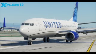 【XPlane 12】Digest  Zibo Mod B738  New YorkKLGA to Los AngelesKLAX [upl. by Kaleb]