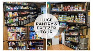 Huge pantry and freezer tour  food storage  Prepper Pantry  Pantry Tour prepper prepperpantry [upl. by Nitin]