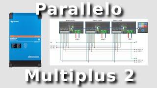 Procedura tutorial per mettere in parallelo Inverter Victron Multiplus 2 [upl. by Keligot806]