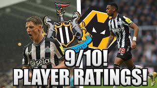 910 UNREAL NEWCASTLE VS WOLVES 30 PLAYER RATINGS [upl. by Aney]