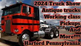 2024 truck Show Hartford PA peterbilt mack automobile pickup automobile kenworth automobile [upl. by Eninej]