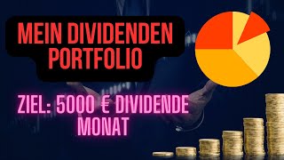 Mein Dividenden Depot 2024 Ziel 5000 € Dividende pro Monat 🚀📈 finanziellefreiheit dividende etf [upl. by Ynhoj]