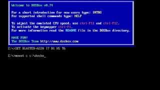 DOSBOX 074 Mount command [upl. by Akieluz]