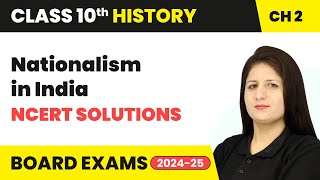 Nationalism in India  NCERT Solutions  Class 10 History Chapter 2  CBSE 202425 [upl. by Tressa]