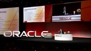 Accelerating Growth in the Cloud Mark Hurd Keynote at Oracle OpenWorld 2018 [upl. by Emarej]