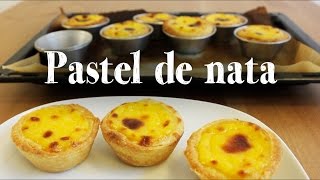 Pastel de Nata recipe  Portuguese Egg Tart [upl. by Lezah532]