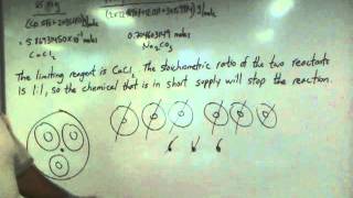 Stoichiometry Part 3 Limiting reagents with a 11 stoichiometry [upl. by Nolrac]