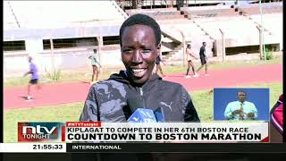 Edna Kiplagat gears herself towards Boston Marathon [upl. by Aleahpar472]