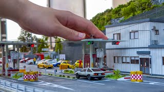 Recreating Japanese quotHakone Turnpikequot from Initial D in 164 Diorama [upl. by Yhpos208]