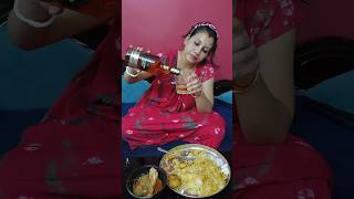 BP with Biryani shorts shortvideo whiskey whiskylover alcohol biryani [upl. by Ainoda]