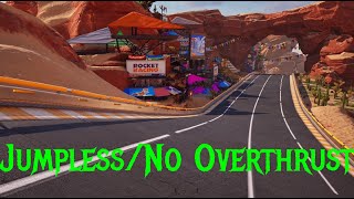 Fortnite Rocket Racing No JumpOverthrust  Curvy Canyon [upl. by Arahat740]