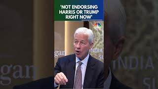 JPMorgan Chase CEO Jamie Dimon WeighsIn On The US Presidential Polls  N18S  CNBC TV18 [upl. by Annairt]