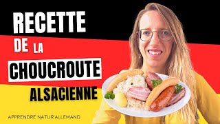 🇩🇪 La recette de la CHOUCROUTE ALSACIENNE [upl. by Catha]