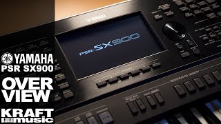 Yamaha PSRSX900  Overview with Gabriel Aldort [upl. by Nyladgam439]