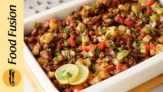 Kala Chana Aloo Chaat Recipe By Food Fusion Ramazan Special [upl. by Alra]