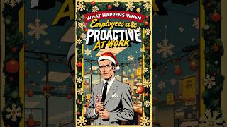 What Happens When Employees Are Proactive At Work  Happy Holidays Merry Christmas [upl. by Ferro]