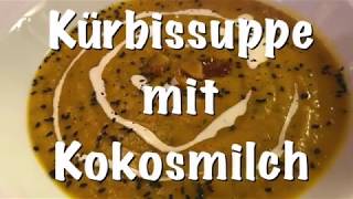 Folge 178 Kürbissuppe mit Kokosmilch  vegan kochen mit Jérôme Eckmeier [upl. by Tedric]