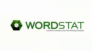 WordStat  Exporting Case by Case Dictionary Statistics [upl. by Eiramave]