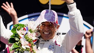 Final Laps of the 2021 Indianapolis 500  Helio Castroneves Wins for the 4th time Ties Record [upl. by Tychon632]