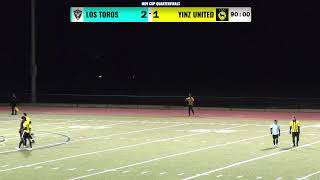 MDV Cup Quarterfinals LIVE Los Tors vs Yinz United [upl. by Weinman]