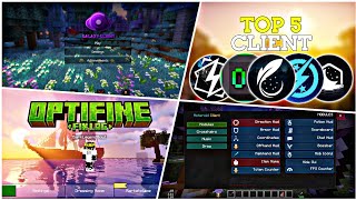 Top 5 Best Clients For Minecraft Pocket Edition 120  FPS Boost Clients for MCPE  MCPE Clients [upl. by Asemaj184]