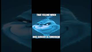 That feeling when knee surgery is tomorrow memes youtubeshorts funnymemes fortnite funny [upl. by Attelahs524]