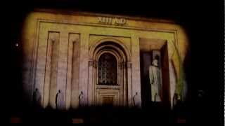 NuFormer 3D video mapping  Matenadaran Yerevan Armenia  April 2012  Armenian version [upl. by Rozamond]